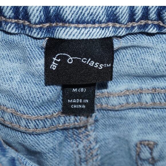 Art Class Girls Denim Skirt Size M (8) – Light Wash Midi Jean Skirt - Picture 4 of 4